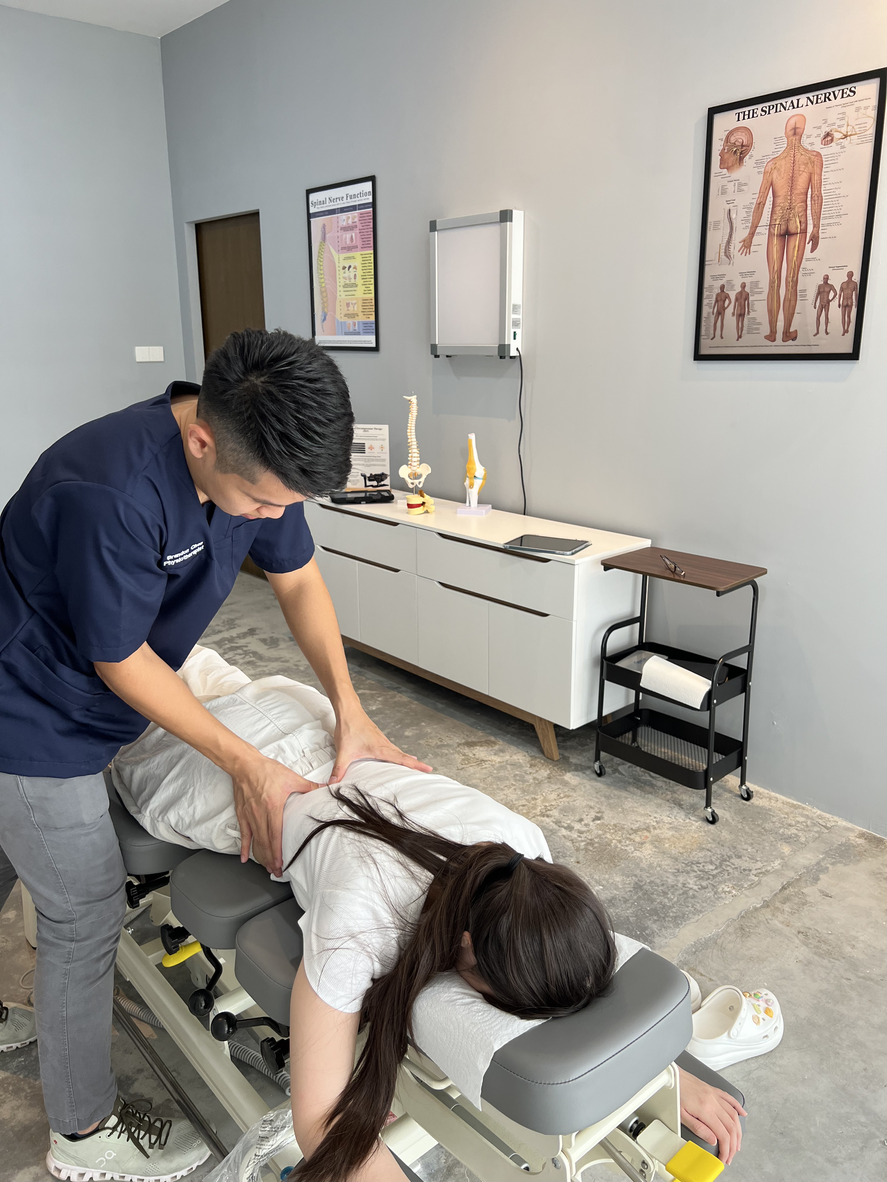 Brandon with patient